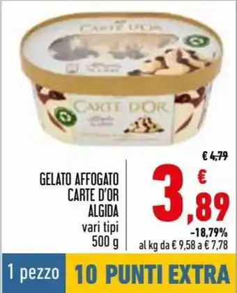 Conad Superstore Carte D'Or Gelato Affogato Algida 500 g offerta