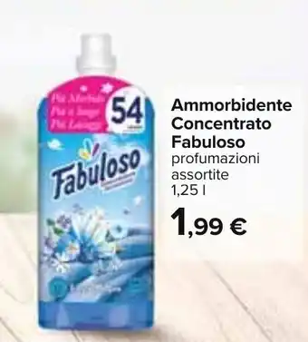 Carrefour Fabuloso Ammorbidente Concentrato 1,25 l offerta