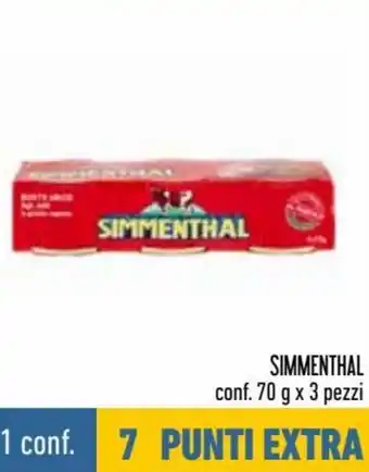 Conad Superstore Simmenthal Conf. 70 g x 3 Pezzi offerta