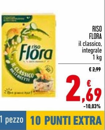 Conad Superstore Riso Flora Il Classico, Integrale 1 kg offerta