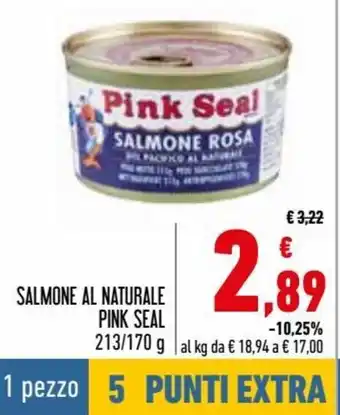 Conad Superstore Pink Seal Salmone Al Naturale 213/170 g offerta