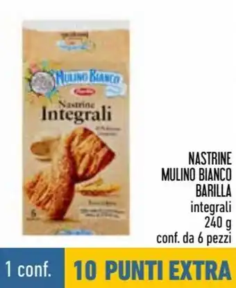 Conad Superstore Mulino Bianco Nastrine Barilla Integrali 240 g Conf. da 6 Pezzi offerta