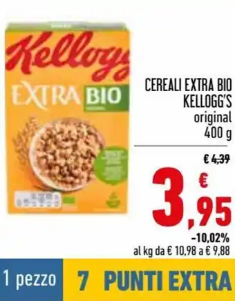 Conad Superstore Kellogg's Cereali Extra Bio Original 400 g offerta
