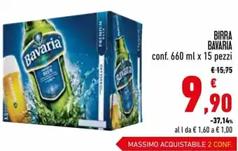 Conad Superstore Bavaria Birra Conf. 660 ml x 15 Pezzi offerta