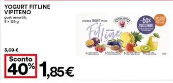 Coop Superstore Yogurt Fitline Vipitine gusti assortiti g x 125 g offerta
