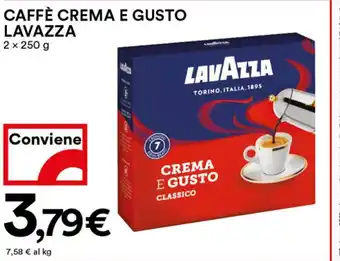 Coop Superstore Caffé Crema E Gusto Lavazza 2 x 250g offerta