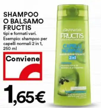 Coop Superstore Fructis Shampoo o Balsamo 250 ml offerta