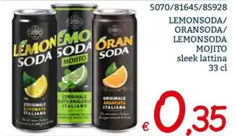 Lemon Soda/Oran Soda/Lemon Soda Mojito 33 cl