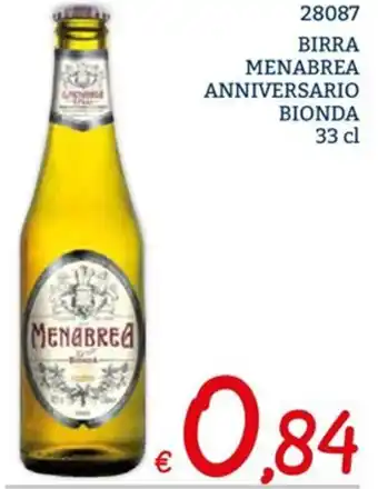 Menabrea Anniversario Bionda Birra 33 cl