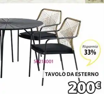JYSK Tavolo da esterno rangstrup offerta