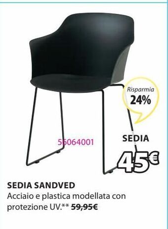 JYSK Sedia sandved offerta