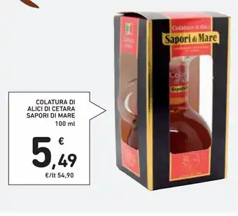 Spazio Conad Colatura di alici di cetara sapori di mare offerta