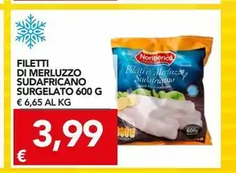 TuoDi Filetti di merluzzo sudafricano surgelato offerta