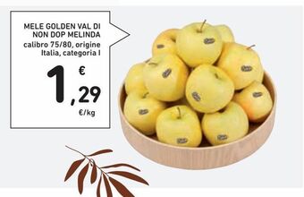 Spazio Conad Mele golden val di non dop melinda offerta