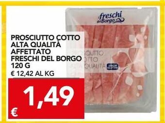 TuoDi Prosciutto cotto alta qualità affettato freschi del borgo offerta