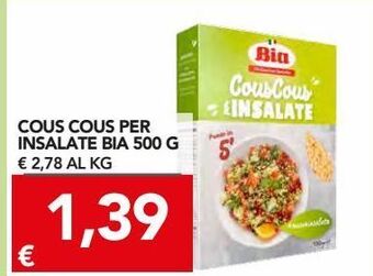 Cous cous per insalate bia