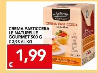 Crema pasticcera le naturelle gourmet