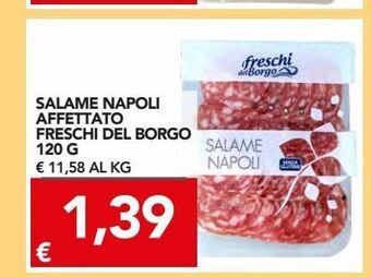 TuoDi Salame napoli affettato freschi del borgo offerta