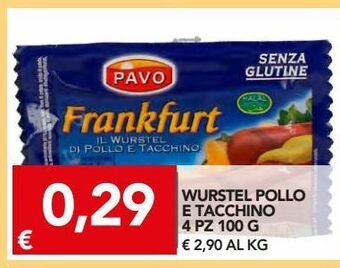 Wurstel pollo e tacchino
