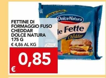 TuoDi Fettine di formaggio fuso cheddar dolce natura offerta