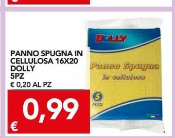 TuoDi Panno spugna in cellulosa 16x20 dolly 5 pz offerta