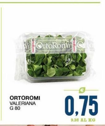 SeBón Supermercati Ortoromi valeriana offerta