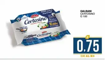 SeBón Supermercati Galbani certosino offerta