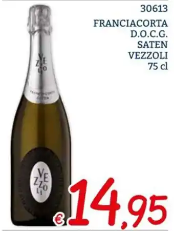 Zona Vezzoli Franciacorta D.O.C.G. Saten 75 cl offerta