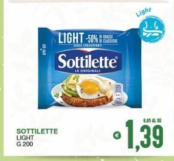 SeBón Supermercati Sottilette light offerta