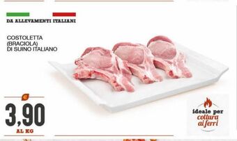 Costoletta (braciola) di suino italiano