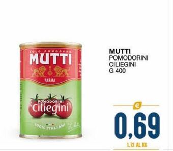 SeBón Supermercati Mutti pomodorini ciliegini offerta
