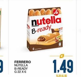 SeBón Supermercati Ferrero nutella b-ready offerta