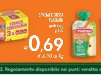 Bennet Spremi e gusta plasmon offerta