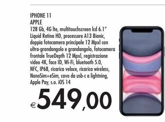 Bennet Iphone 11 apple offerta