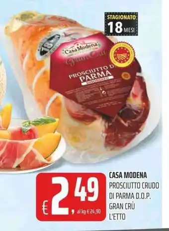 Coop Casa Modena Prosciutto Crudo Di Parma D.O.P Gran Crù L'Etto offerta