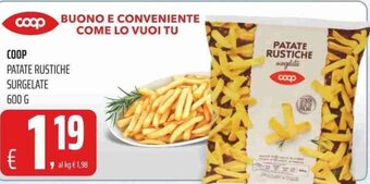 Coop Coop Patate Rustiche Surgelate 600 g offerta