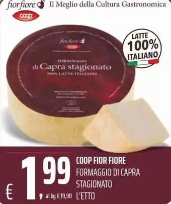 Coop Coop Formaggio Di Capra Stagionato Fior Fiore offerta