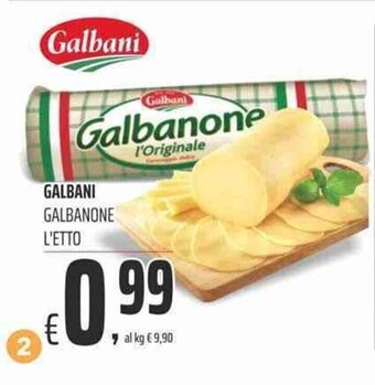 Coop Galbani Galbanone L'Etto offerta