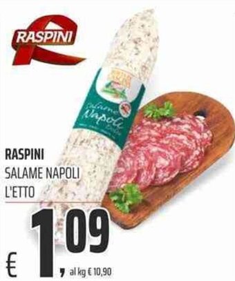 Coop Raspini Salame Napoli L'etto offerta