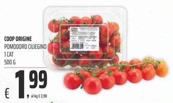 Coop Coop Origine Pomodoro Ciliegino 500 g offerta