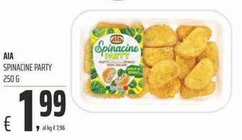 Coop Aia Spinacine Party 250 g offerta