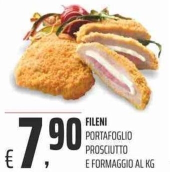 Coop Fileni Portafoglio Prosciutto e Formaggio offerta