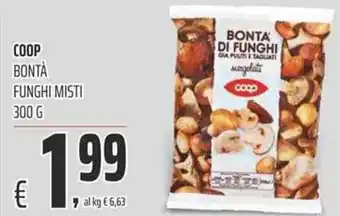 Coop Coop Bontà Funghi Misti 300 g offerta