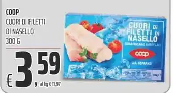 Coop Coop Cuori Di Filetti Di Nasello 300 g offerta