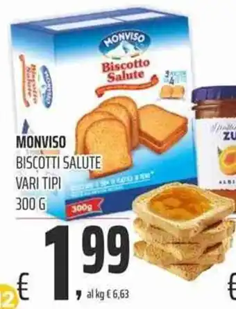 Coop Monviso Biscotti Salute 300 g offerta