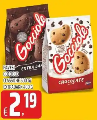 Coop Pavesi Gocciole Classiche 500 g/Extradark 400 g offerta
