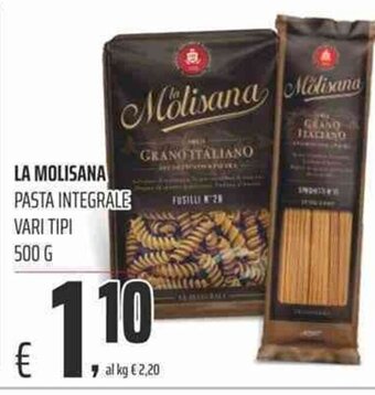Coop La Molisana Pasta Integrale 500 g offerta