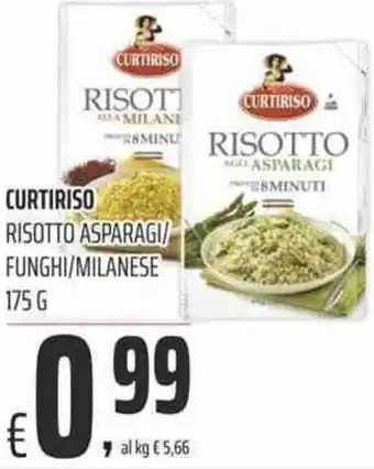 Curtiriso Risotto Asparagi / Funghi / Milanese 175 g