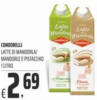 Coop Condorelli Latte Di Mandorla / Mandorle E Pistacchio 1 Litro offerta