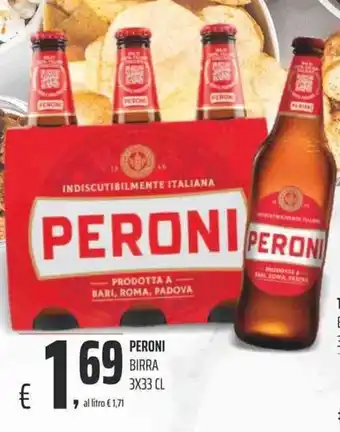 Coop Peroni Birra 3 x 33 cl offerta